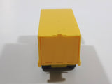 Majorette Leon's Canada's Only Furniture Superstores Semi Truck Yellow 1/100 Scale Die Cast Toy Car Vehicle with Opening Rear Doors