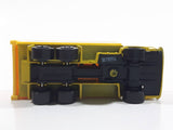 Majorette Leon's Canada's Only Furniture Superstores Semi Truck Yellow 1/100 Scale Die Cast Toy Car Vehicle with Opening Rear Doors