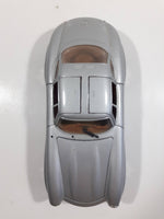 CB Car Mercedes 300 SL 1:24 Scale Silver Die Cast Toy Car Vehicle with Opening Gull Wing Doors and Hood