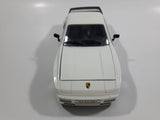 Majorette Porsche 944 Turbo 1:24 Scale White Die Cast Toy Car Vehicle with Opening Doors, Hood, and Hatch