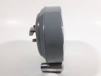 Vintage 1960s Polaris Grey Oval Shaped Windup Alarm Clock