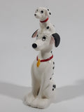 Vintage Schmid 101 Dalmatians Pongo with Puppy On His Head 4 3/4" Tall Ceramic Porcelain Figurine Ornament