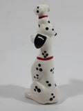 Vintage Schmid 101 Dalmatians Pongo with Puppy On His Head 4 3/4" Tall Ceramic Porcelain Figurine Ornament