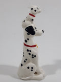 Vintage Schmid 101 Dalmatians Pongo with Puppy On His Head 4 3/4" Tall Ceramic Porcelain Figurine Ornament