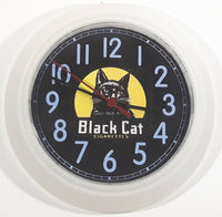 Black Cat Cigarettes "They taste better!" 9 1/2" Diameter Round Clock