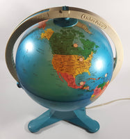 Vintage Fisher Price Light Up Illuminated Discovery Globe