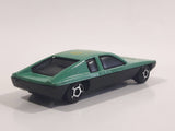 Unknown Brand #55 Teal Green Die Cast Toy Car Vehicle Busted Base