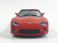 Burago Dodge Viper RT/10 Red 1/43 Scale Die Cast Toy Car Vehicle - Made in Italy