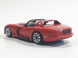 Burago Dodge Viper RT/10 Red 1/43 Scale Die Cast Toy Car Vehicle - Made in Italy