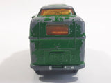 Vintage Lesney Matchbox Series No. 34 High Raised Roof Volkswagen Camper Van Painted Green Die Cast Toy Car Vehicle with Opening Doors