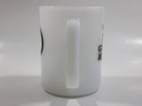 Vintage Federal Old Fort Henry, Kingston, Ontaro Firing The Cannon White Milk Glass Coffee Mug Cup Made in U.S.A. 1813-1891 The Citadel of Upper Canada