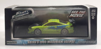 2015 Greenlight Hollywood Limited Edition Fast & Furious Movie Brian's 1995 Mitsubishi Eclipse Lime Green 1:43 Scale Die Cast Toy Car Vehicle In Box