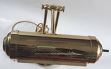 Vintage Curved All Brass Piano Bankers Desk Lamp