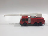 1992 Tonka Fire Ladder Truck Red Die Cast Toy Car Construction Equipment Vehicle - McDonald's Happy Meal