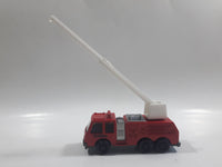 1992 Tonka Fire Ladder Truck Red Die Cast Toy Car Construction Equipment Vehicle - McDonald's Happy Meal
