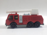 1992 Tonka Fire Ladder Truck Red Die Cast Toy Car Construction Equipment Vehicle - McDonald's Happy Meal