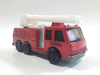 1992 Tonka Fire Ladder Truck Red Die Cast Toy Car Construction Equipment Vehicle - McDonald's Happy Meal