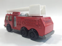 1992 Tonka Fire Ladder Truck Red Die Cast Toy Car Construction Equipment Vehicle - McDonald's Happy Meal