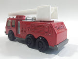 1992 Tonka Fire Ladder Truck Red Die Cast Toy Car Construction Equipment Vehicle - McDonald's Happy Meal