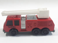 1992 Tonka Fire Ladder Truck Red Die Cast Toy Car Construction Equipment Vehicle - McDonald's Happy Meal