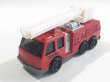 1992 Tonka Fire Ladder Truck Red Die Cast Toy Car Construction Equipment Vehicle - McDonald's Happy Meal