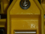 1990 Tonka Front End Loader Yellow Plastic Die Cast Toy Car Construction Equipment Vehicle