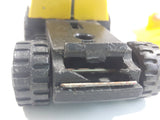 Vintage 1970s Tonka Dump Truck Yellow Pressed Steel Die Cast Toy Car Construction Equipment Vehicle - Made in Hong Kong