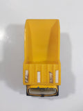 Vintage 1970s Tonka Dump Truck Yellow Pressed Steel Die Cast Toy Car Construction Equipment Vehicle - Made in Hong Kong