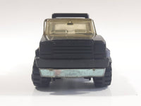 Vintage 1978 Tonka Pickup Truck Black and Silver Pressed Steel Die Cast Toy Car Construction Equipment Vehicle - Made in Mexico