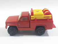 Vintage 1978 Tonka Pickup Truck Fire Fighting Red Pressed Steel Die Cast Toy Car Construction Equipment Vehicle - Made in Mexico