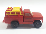 Vintage 1978 Tonka Pickup Truck Fire Fighting Red Pressed Steel Die Cast Toy Car Construction Equipment Vehicle - Made in Mexico