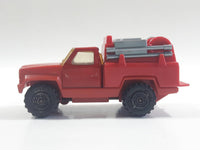 Vintage 1978 Tonka Pickup Truck Fire Fighting Red Pressed Steel Die Cast Toy Car Construction Equipment Vehicle - Made in Mexico