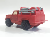 Vintage 1978 Tonka Pickup Truck Fire Fighting Red Pressed Steel Die Cast Toy Car Construction Equipment Vehicle - Made in Mexico