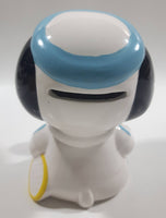 Vintage United Features Syndicate Snoopy Tennis Player Themed Ceramic Coin Bank