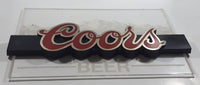 Coors Beer Mountain Themed Clear Acrylic Backing Wall Sign 11 1/2" x 18"