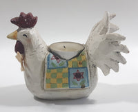 Hen Chicken Resin Votive Candle Holder