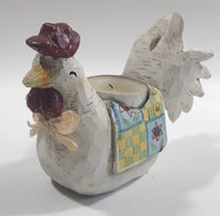 Hen Chicken Resin Votive Candle Holder