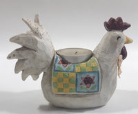 Hen Chicken Resin Votive Candle Holder