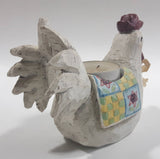 Hen Chicken Resin Votive Candle Holder