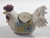 Hen Chicken Resin Votive Candle Holder