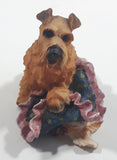 Dog on Blanket Resin Ornament