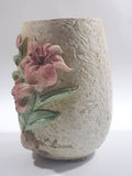 Lilies Liliaceae Pink Lily Flower 6" Pottery Vase