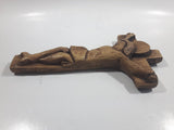 Villa Luigi Hand Carved Wood Crucifix Cross 8 1/2"