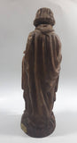 Moses Highly Detailed Carved Wood Sculpture with Removable Cane Walking Stick 9 3/4"