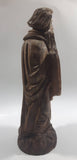 Moses Highly Detailed Carved Wood Sculpture with Removable Cane Walking Stick 9 3/4"