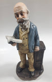 Himark Giftware Professor Lecturer Man Holding an Open Book Porcelain Figurine