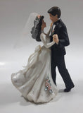 Bride Groom Dancing Couple Wedding Cake Topper 5 3/4" Tall Figure