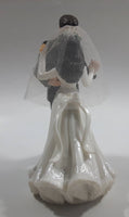 Bride Groom Dancing Couple Wedding Cake Topper 5 3/4" Tall Figure