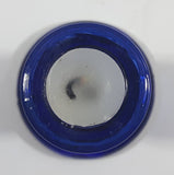 Pedestal Style Cobalt Blue Glass Candlestick Holder