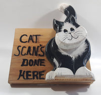 Cat Scans Done Here Layered Wood Decorative Plaque